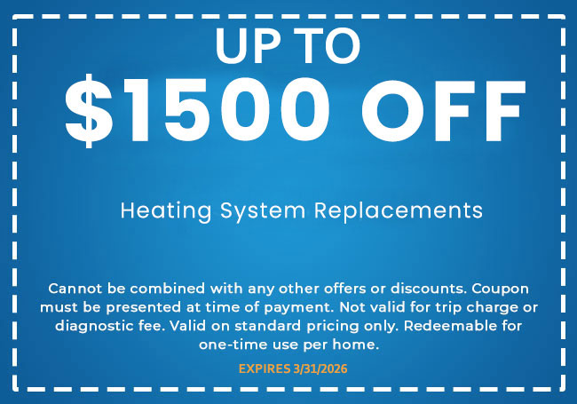 heating system replacement offer
